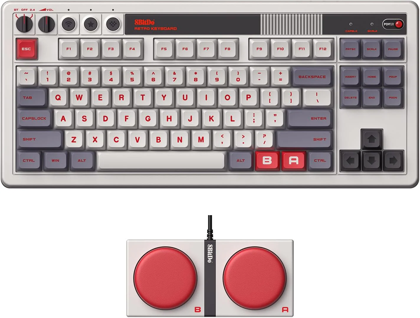 Retro Mechanische Tastatur - QWERTZ - N Edition