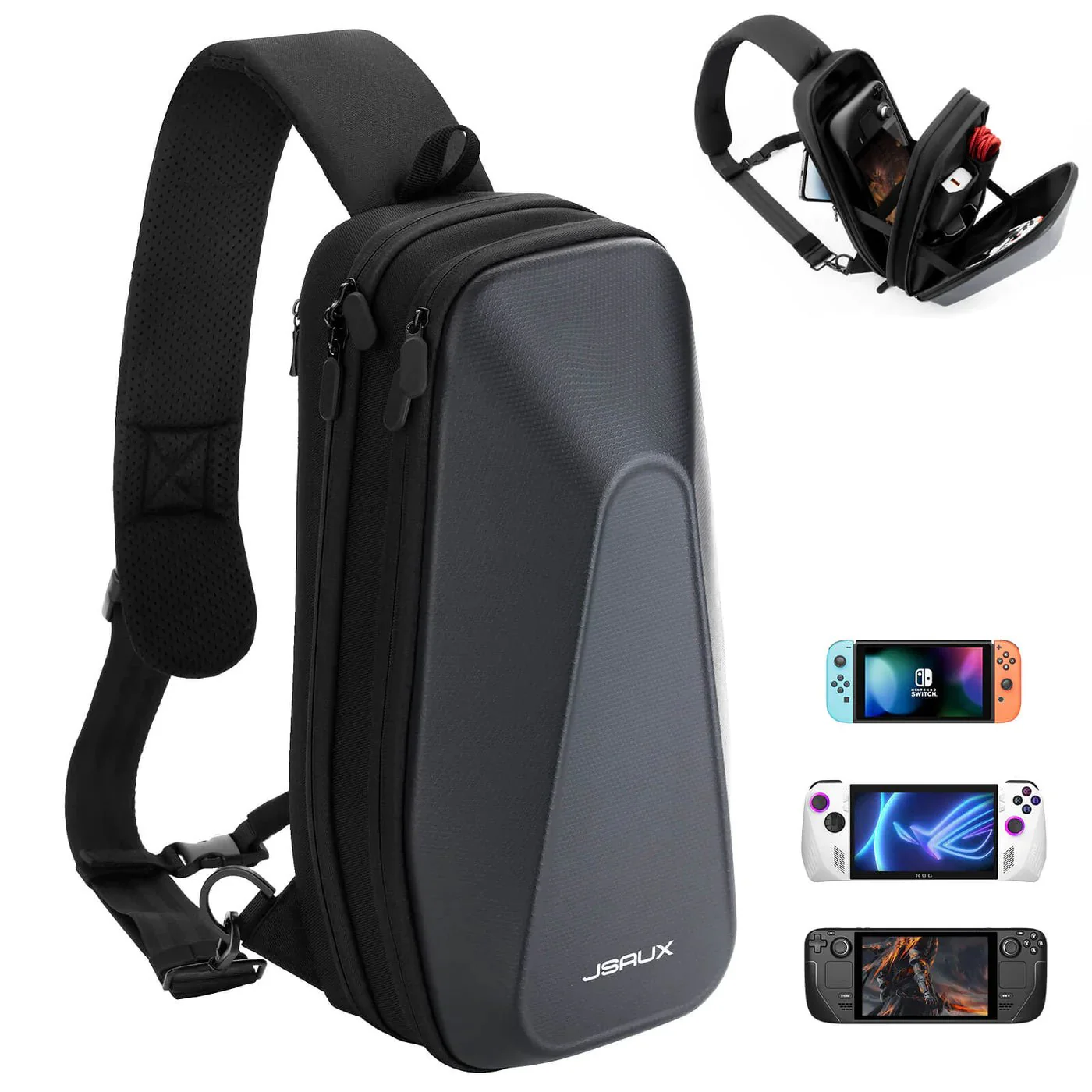 Schulter Tasche - Transport Tasche für Handheld Konsolen - Steam Deck, ROG Ally X